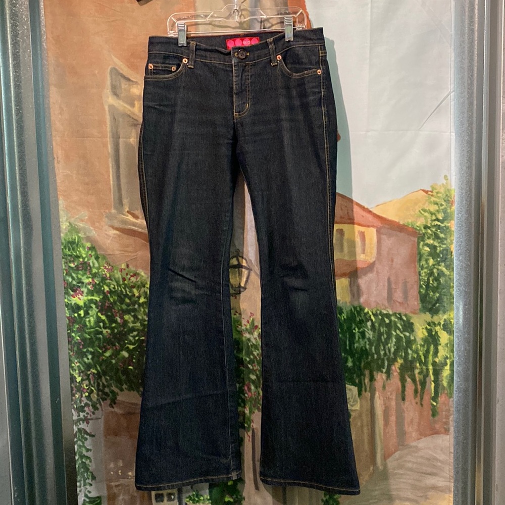 GLO jeans low rise flair leg jeans